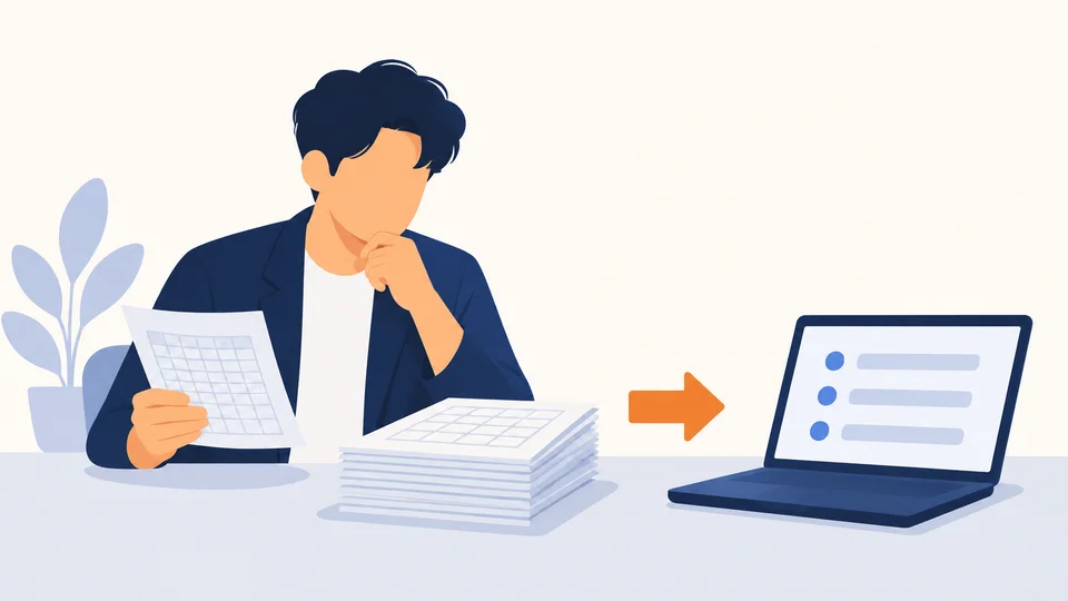 薪資 Excel 還能用,什麼時候該換系統?老闆可以先看這 4 個訊號主題插畫